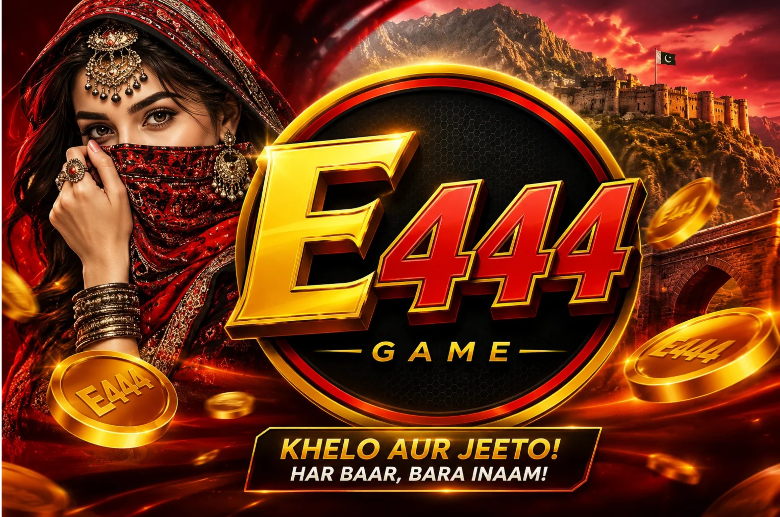 E444 Game cover image featuring the E444 gaming platform logo and colorful gaming-themed design.