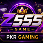 Z555 Game APK Download Latest Version in Pakistan 2026 cover image with official game logo and purple theme